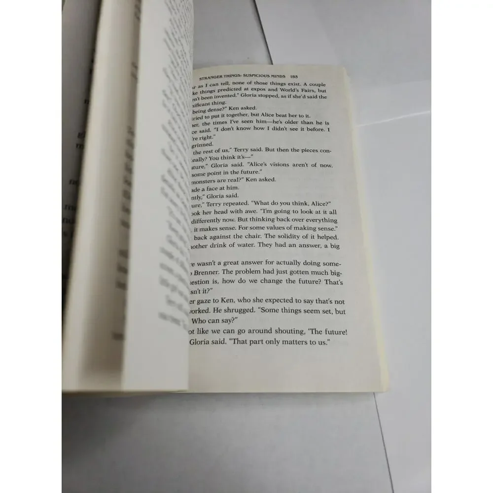 Stranger Things Suspicious Minds Gwenda Bond trade paperback